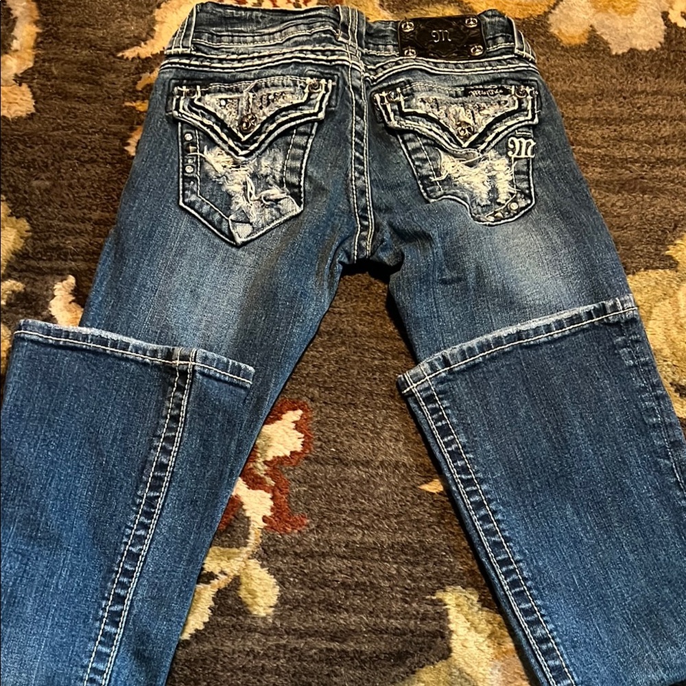 Ed Hardy Distressed Patchwork Jeans - image 4